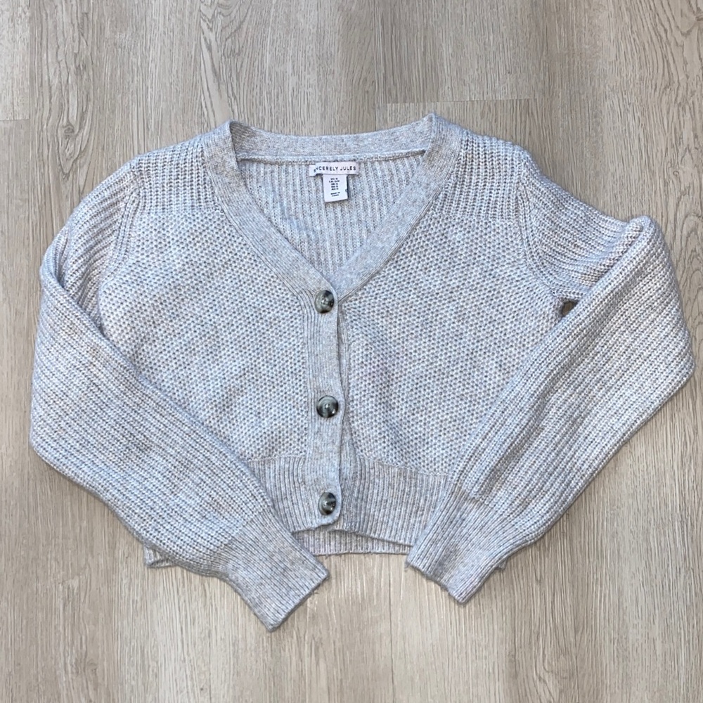Knit Button Cardigan